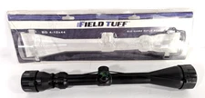 Field Tuff BG 4-12x44 Big Game Rifle Scope  Black New Open Package