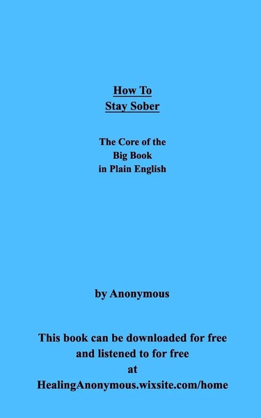Anonymous | How To Stay Sober | Taschenbuch | Englisch (2019) | Blurb-image