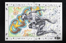 2021 Upper Deck Marvel Premier Dual Panel 1/1 Jomar Bulda Auto Sketch 0s5s