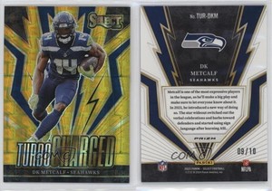 2023 Panini Select Turbocharged Gold Prizm /10 DK Metcalf #TUR-DKM