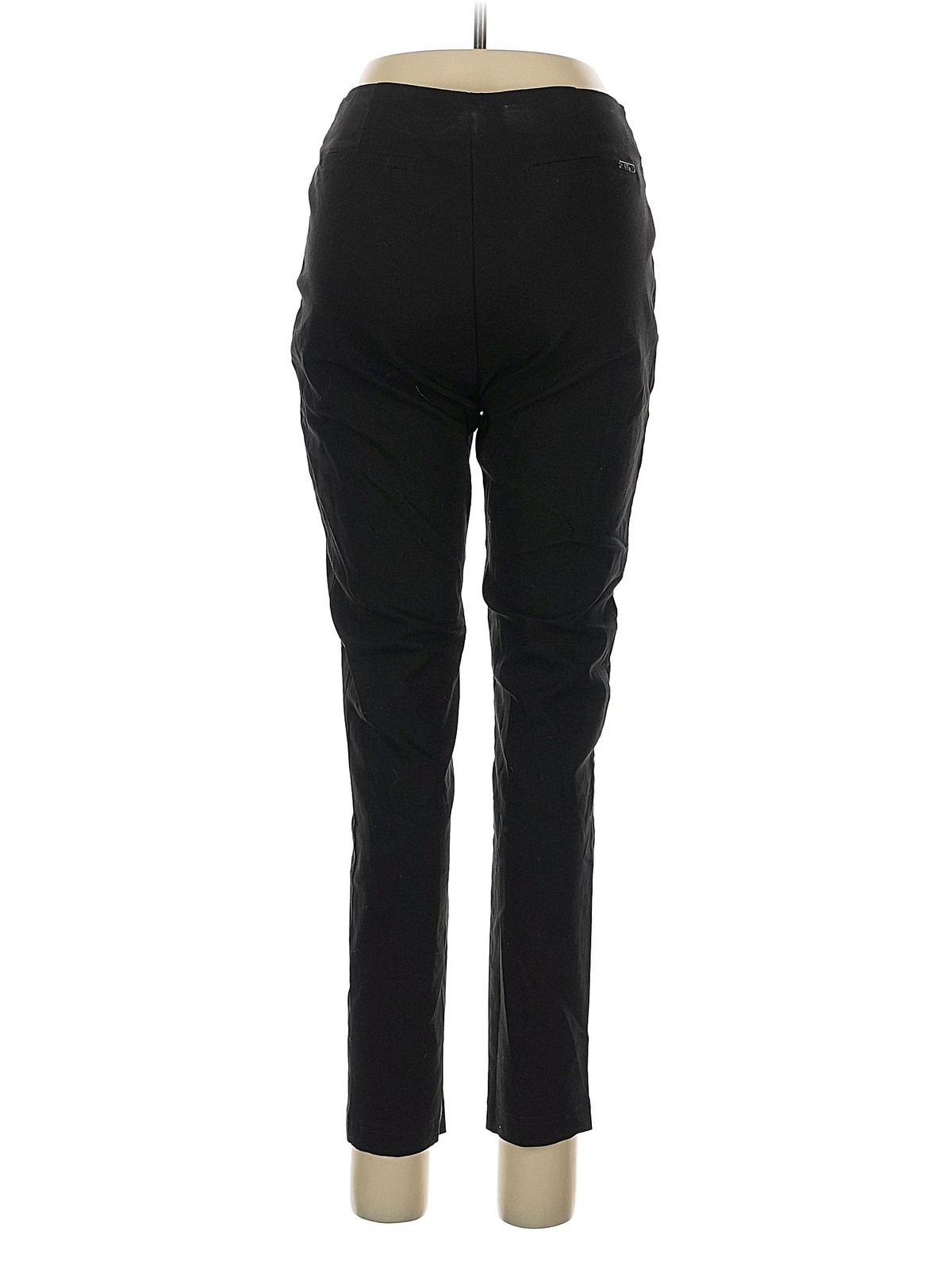 Calvin Klein Women Black Dress Pants 10 thumbnail 2