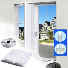 3/4/5m Window Seal for Portable Air Conditioner Vent Kit Air Exchange Dual Hose