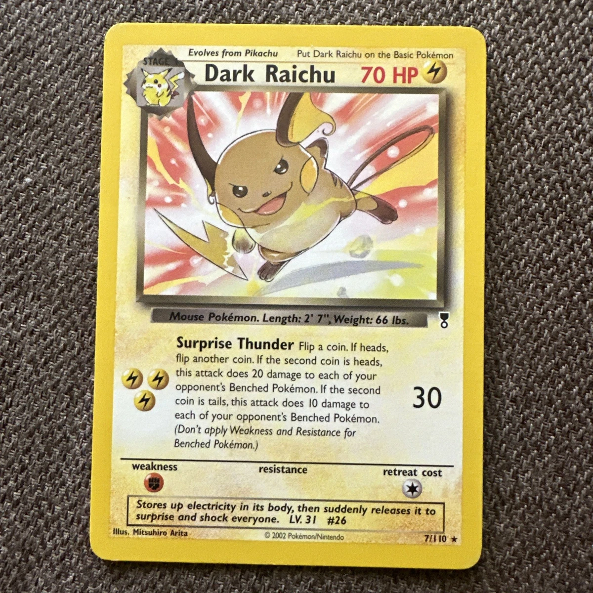 Dark Raichu 7/110 Legendary Collection for sale | eBay