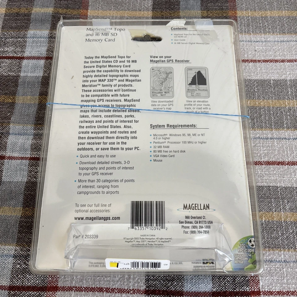 Magellan MapSend Topo For The United States For Magellan Map 330 Series With SD - Image 4 of 4