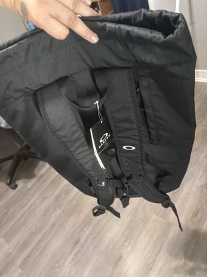 Oakley x Brain Dead Black 15L Hiking Backpack Drawstring, Adjustable Straps