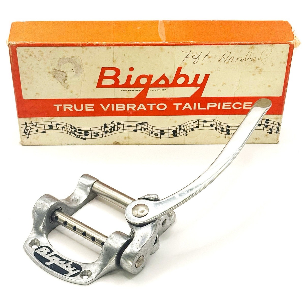NOS 60s Bigsby B5 Vintage Electric Guitar Vibrato Tailpiece Guild