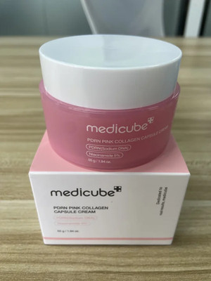 Medicube PDRN Pink Collagen: Firming & Brightening Anti-Aging Capsules and Cream