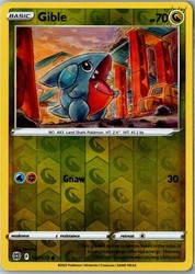 Gible 107/172 Common Reverse Holo Brilliant Stars