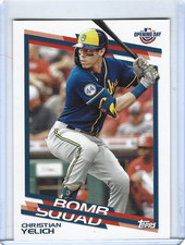 2022 Topps Opening Day Christian Yelich Bomb Squad Insert ⚾🔥Brewers🔥⚾