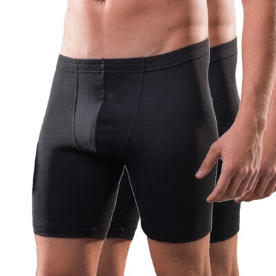 HERMKO 63955 2er Pack Herren Funktions Longpant ohne Eingriff aus 100% Polyester