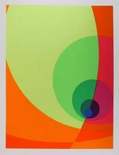 Herbert Aach, Split Infinity #14BS, Screenprint, signed and numbered in pencil