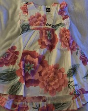 Tea Collection Hi Low Floral Summer Dress Size 3 NWT