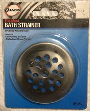 Danco Brushed Nickel Universal Bath Strainer 89269