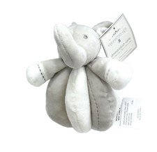 Manhattan Kids Gray Elephant Stuffed Animal Plush Rattle 7" NEW