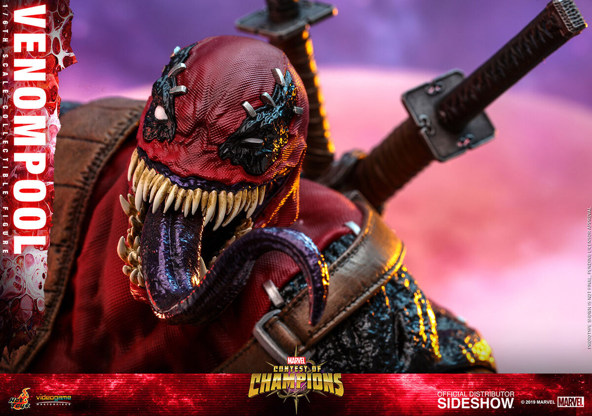 1/6 Scale Marvel Contest of Champions Venompool Figure Hot 1/6 Scale Marvel Contest of Champions Venompool Figure Hot