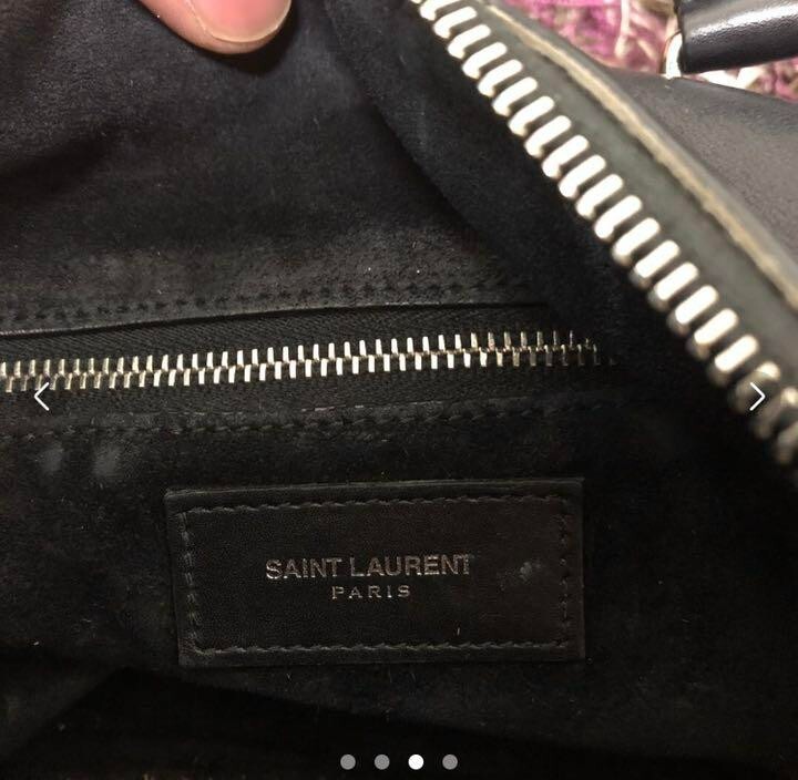 Borsa a tracolla borsone Yves Saint Laurent Donna Colore Nero Usata Giappone senza scatola FS