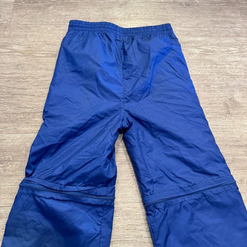 New York Giants Pants Youth Medium 12/14 Blue Convertible Nylon Straight Baggy - Picture 8 of 13
