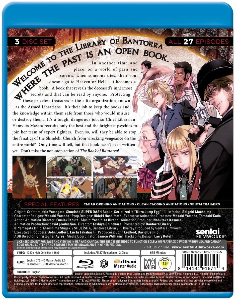 (未使用･未開封品)　Book of Bantorra Collection 2 [DVD] [Import] p1m72rm Book of Bantorra Complete Anime Collection 3-Disc Set Blu-Ray 1st