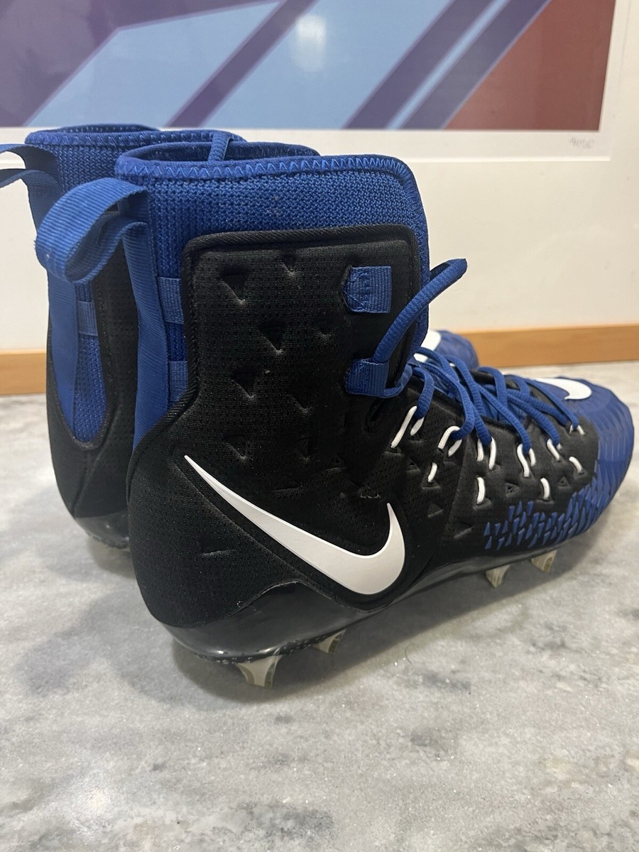 Nike Force Savage Elite TD Football Cleats Size 14 Lace Up AJ6603-009 Black Blue Nike Force Savage Elite TD Football Cleats Size 14 Lace Up  main image 3