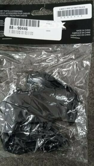 ZOX - 88-90446 - Z-MOD 3 VENT KIT MATTE BLACK | eBay