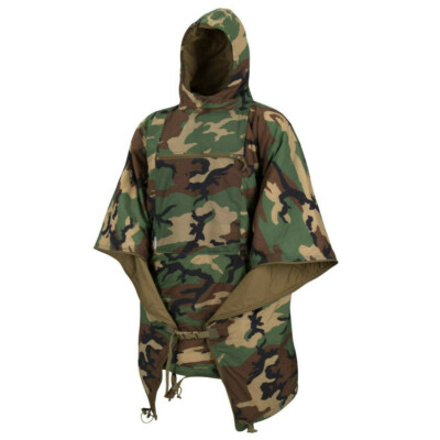 Helikon-Tex Swagman Roll Poncho Militaire - Poncho Multifonction Et Poncho Durgence Equipement De Survie Couverture Et Veste Woobie