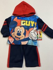 Disney Mickey Mouse 2pc Jogger Outfit Size 12Months NWT