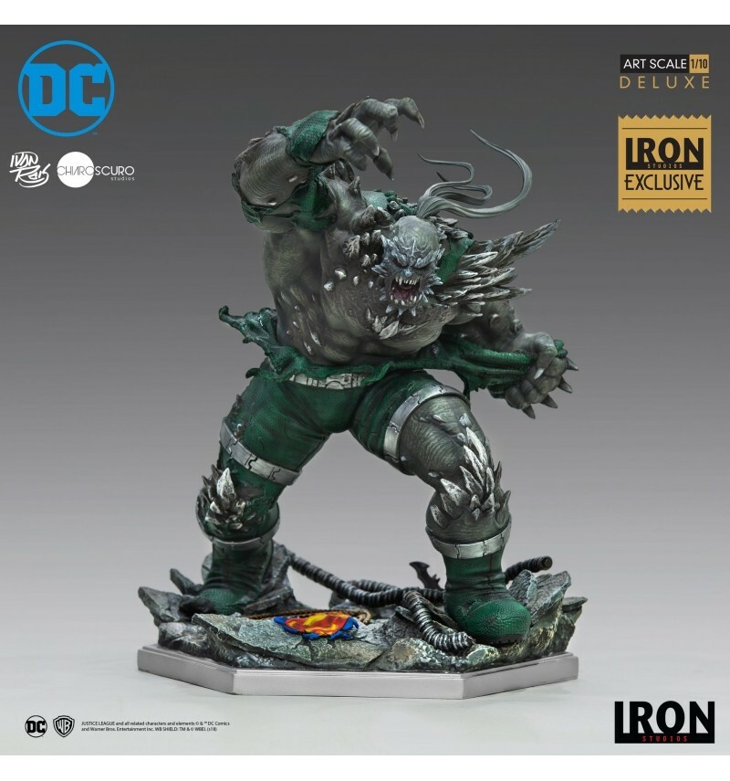 Statue Iron Studios Doomsday Deluxe Art Scale CCXP 2019 DC Comics - 4