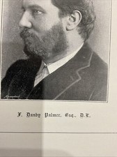 NORFOLK Notables c1893 Frederick Danby PALMER - Burgh Castle & Great Yarmouth