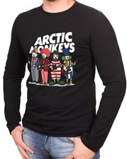 Arctic Monkeys Rock Music T-shirt nera magliette maniche lunghe - 1198 -LA