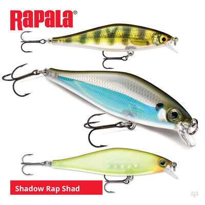 Rapala Shadow Rap Shad Lures - Pike Perch Chub Salmon Sea Trout Fishing  Tackle