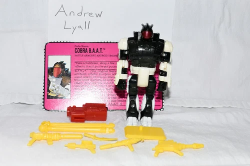 G.I. Joe ARAH: Cobra B.A.A.T. Complete w/ Accessories & File Card (Hasbro, 1993)