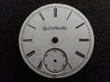 VINTAGE 18 SIZE ELGIN O.F. POCKET WATCH MOVEMENT GRADE 73 - FOR PARTS