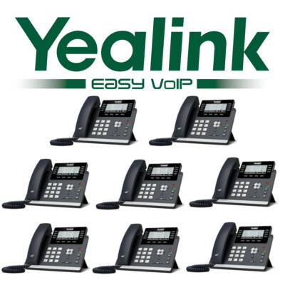 8 Yealink SIP-T43U Unified Firmware Enhanced SIP Phone T43U Gigabit VoIP 12 Line