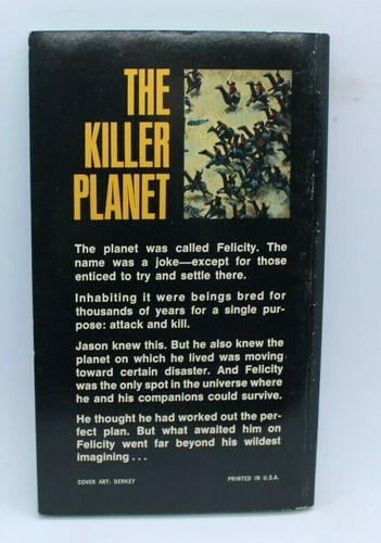 DELL BOOKS #1849 DEATHWORLD 3 by HARRY HARRISON PBO AF++ 1968 SF CLASSIC - Picture 2 of 3