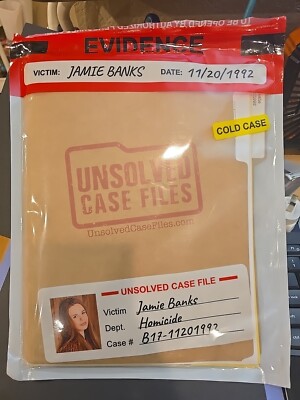 Unsolved Case Files Jamie Banks Cold Case Murder Mystery Game