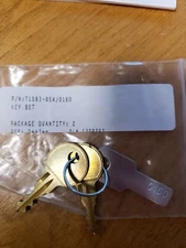 Harley-Davidson OEM Two Key Set 1984 - 1993 Softail 1985 FXWG 71583-85A / 0160