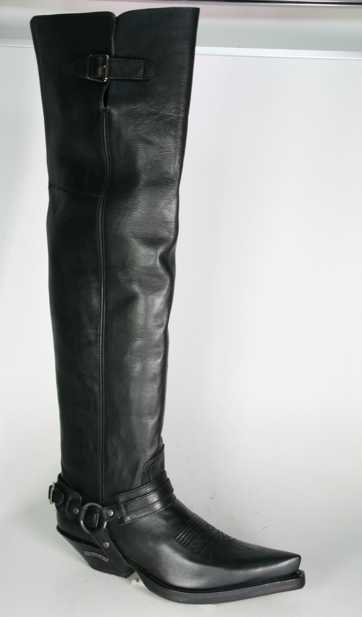 7977 Sendra Boots Overknees Musketierstiefel Negro