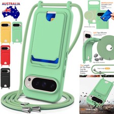 Liquid Silicone Case Card Cover Shockproof For Google Pixel 10 9 Pro XL 8 Pro 8A