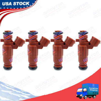 4Pcs OEM Fuel Injectors For 2006-2011 Hyundai Accent 1.6L i4 35310-37150