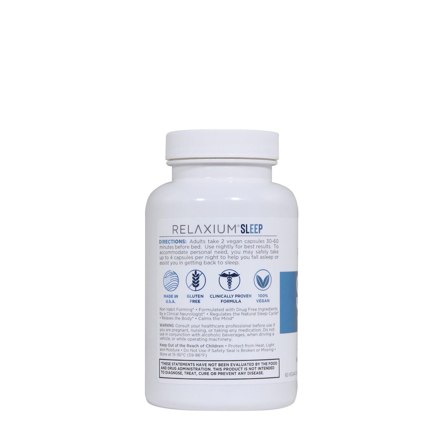 RELAXIUM SLEEP 60 Capsules - Brand New & Sealed Get The Best Sleep of Your Life