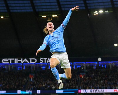 8x10 Photo ERLING HAALAND Norway Manchester City Borussia Dortmund Soccer 