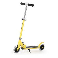 Foldable Kick Scooter w/LED Lights Up Wheels Adjustable T-bar Glider For Kids