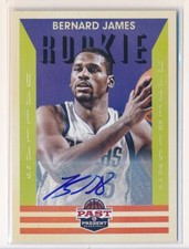 2012-2013 Panini Past and Present Mavericks Basketball #225 Bernard James Auto
