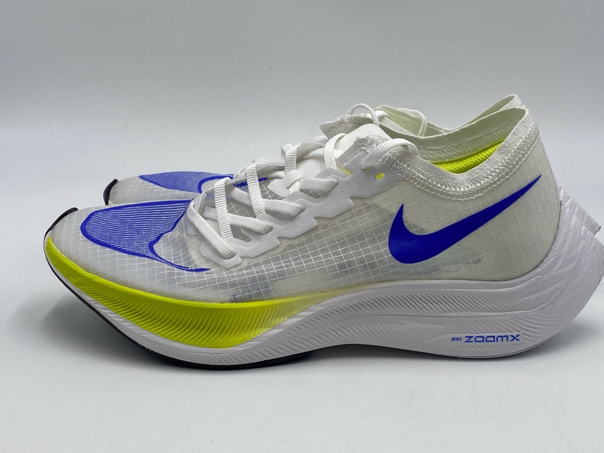 NIKE ZOOMX VAPORFLY NEXT% WHITE/BLUE-BLCK [AO4568 103] US MEN SZ
