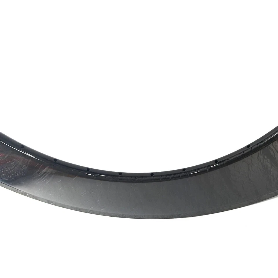 Llanta de carbono tubular sin cámara cubierta 700C 25*88 mm UD 3K 12K mate Foto 4 de 4