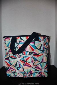 Thirty One Crossbody Organizing Tote In Pinwheel Party Nwt Ebay