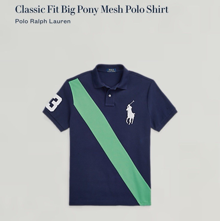 Polo Ralph Lauren ビッグポニー ニューヨーク ポロラルフローレン ポロシャツ ビックポニー ネイビー USA