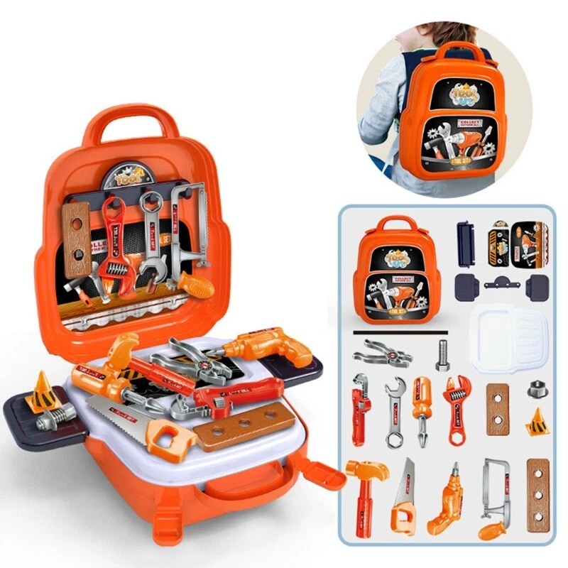 Toddler Tool Set Kids Tool Set with Electric Toy Drill Tool Box