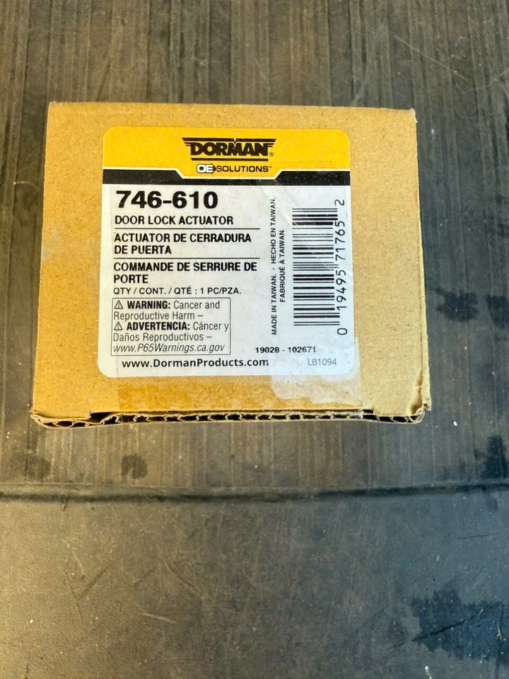 Привод дверного замка Dorman 746-610 неинтегрированный для 97-01 Lexus ES300 - Изображение 2 из 2