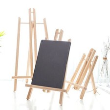 1X S/M/L Wood Easel Advertisement Exhibition Display Shelf Holder Painting Stand